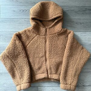 Women’s Wild Fable Sherpa Cropped Hooded Jacket XS/S